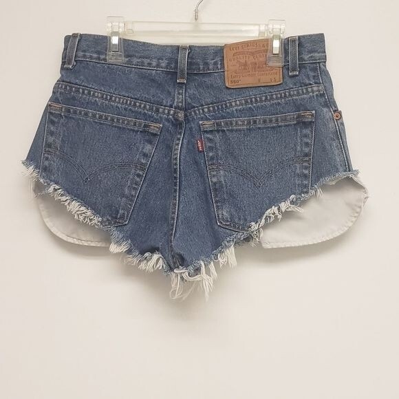 Vintage 550 Cut Off Denim Shorts - Picture 7 of 11
